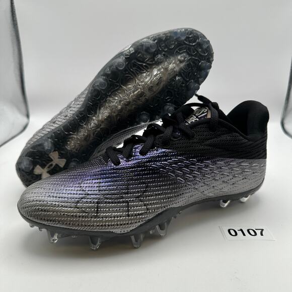 UNDER ARMOUR Blue Smoke MC Cleats Womens sz 8 - Picture 1 of 6